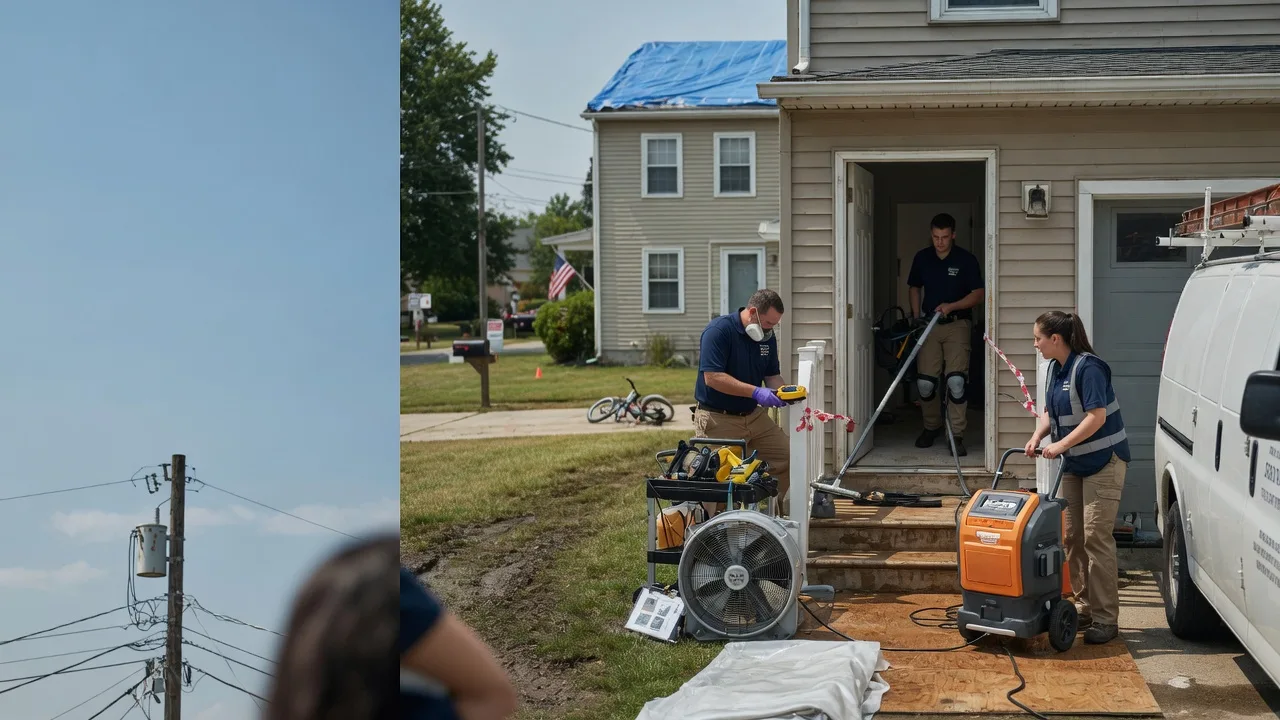 Water Damage Repair in Harleigh, PA near me
